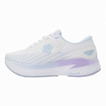 【DESCENTE】迪桑特 ENERZITE MAX V2 女士 跑鞋(白色/藍色)