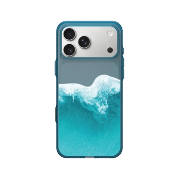 iPhone 17 Pro Max Clear (相機按鈕) 夜幕藍 - Ocean Collection: Let's Sea 海洋系列：一路向海 - 浪來了