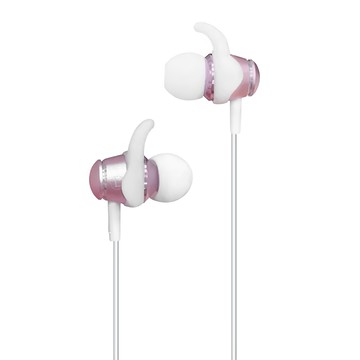 Kinyo 立體聲質感耳麥 附收納包 線長120cm 15g  IPEM-902  粉色