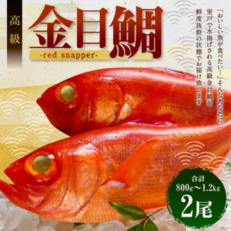 高級金目鯛2尾(鮮魚)　LINEショッピング