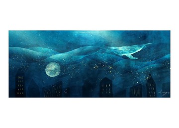 【暖心系橫幅插畫】Manting | River flows in you