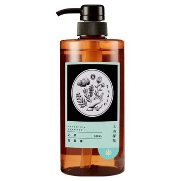 tsaio 上山採藥 艾草洗髮露  草本精華 清新好聞 滋潤保水  430ml  1瓶