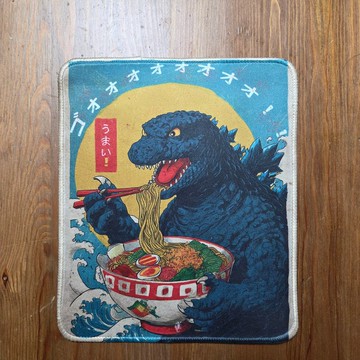 拉麵怪獸王 -細緻布面滑鼠墊