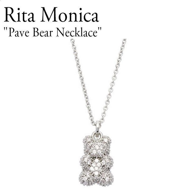 リタモニカ ネックレス Rita Monica レディース Pave Bear Necklace