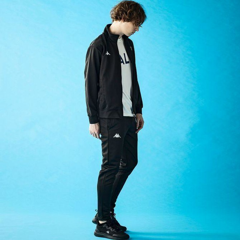 Kappa ITALIA ジャージ 02/03モデル 上着:水色、パンツ:紺色。 Kappa カッパ ITALIAジャージセットアップ おしゃれ かっこいい