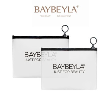 BAYBEYLA 貝貝拉 PVC磨砂防水拉鍊袋【隔日到貨】刷具收納 霧面袋 收納袋 防水袋 磨砂拉鍊袋 旅行收納包