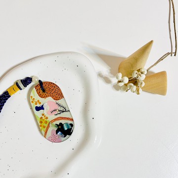 手繪奧剛吊飾/奧剛能量塔/金字塔/開運招財/水晶療癒/母親節禮物