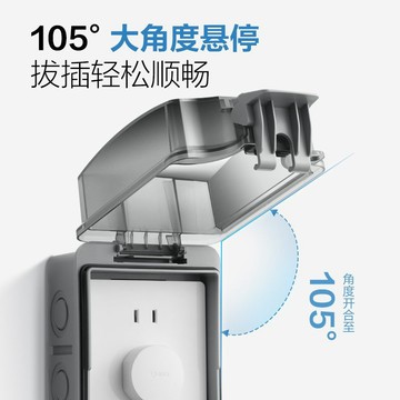 🔥slk嚴選🔥公牛戶外防水盒插座防雨罩防濺盒86型明裝室外浴室防水罩IP66級嚴選