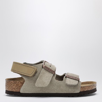 Milano taupe suede sandal