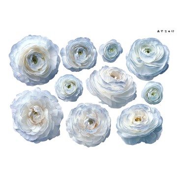 【10月新品4】20-22-0215 剪裁紙・拼貼素材 陸蓮花