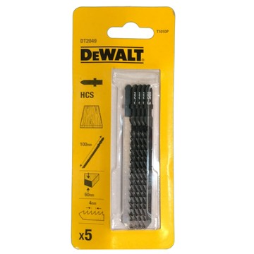 DEWALT 得偉 木工線鋸片組 DT2049 100mm 6T (5入)  1組