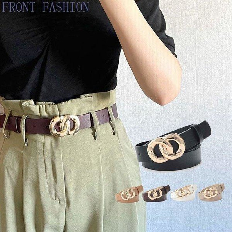 ベルトレディース 革 合皮 丸バックル ウエストマーク 使いやすい デイリー おしゃれ 通販 Lineポイント最大0 5 Get Lineショッピング