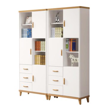 【唯熙傢俱】寶拉雙色5.3尺書櫃