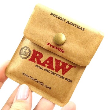 正品附發票 RAW熄菸袋 口袋煙灰缸 攜帶型煙灰缸 愛護環境為地球盡一份心力 ✦球球玉米斗✦