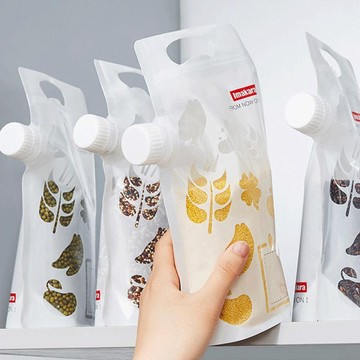 手提可立式五穀雜糧密封袋(附出料嘴)-500ml-15入 單一規格