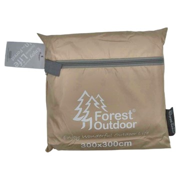 Forest Outdoor 群森戶外 多功能防水布 天幕 地墊 700g  300 x 300cm  淺卡其色