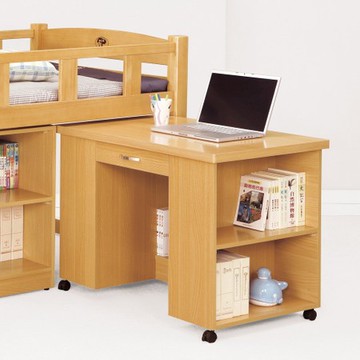 貝莎2.7尺檜木色收納櫃