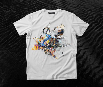 LOGO 潑墨 設計款純棉T