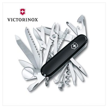 VICTORINOX 瑞士維氏 Swiss Champ 瑞士刀/33用冠軍刀/黑 1.6795.3