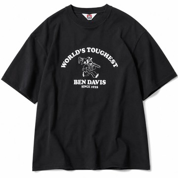 BEN DAVIS BDZ6-0003-01 WORLD'S TOUGHEST GRAPHIC TEE 短T (黑色)