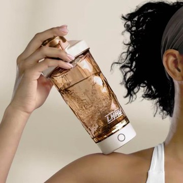 LHHW全自動攪拌杯磁吸充電款電動搖搖杯運動水杯健身蛋白粉搖粉杯