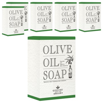 QUEEN BEE 蜂王 橄欖油滋養皂 溫和潔淨  100g  6個