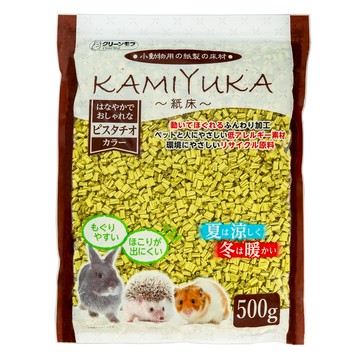 Clean Moff 小動物專用紙床 Set 500g 開心果色 適用於倉鼠、黃金鼠、刺蝟  1包