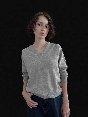 [SALT Label] LEADEN WHOLE GARMENT PULLOVER_GRAY