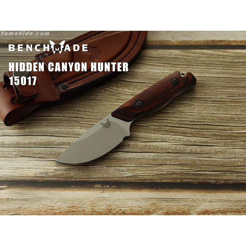 ベンチメイド 15017 ヒドゥン キャニオン ハンター ウッド  シースナイフ  BENCHMADE Hidden Canyon Hunter