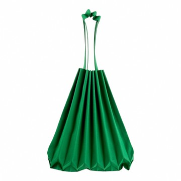 ISSEY MIYAKE BAOBAO- Me 系列皺褶旅行手樹幹包(叢林綠)小款