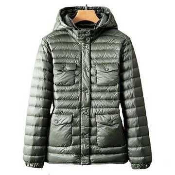 【米蘭精品】現貨+預購 頂級真羽絨外套90%鴨絨羽絨衣秋冬外套保暖上衣大碼休閒女裝-輕薄女外套3色74mr69