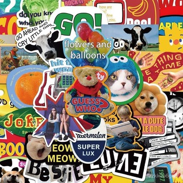 好價在🛒新款120張甜亞複古風貼紙辣妹必備網紅爆款手機殻個性diy防水貼紙 JVZL