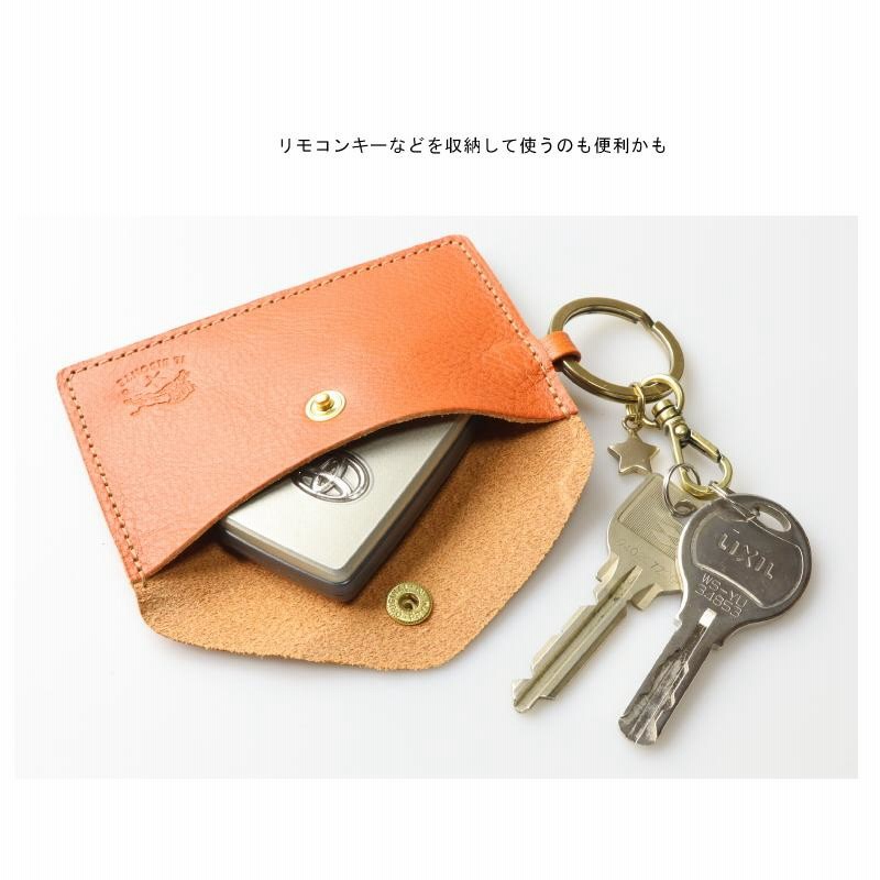 イルビゾンテ カードケース 名刺入れ IL BISONTE キーリング付き