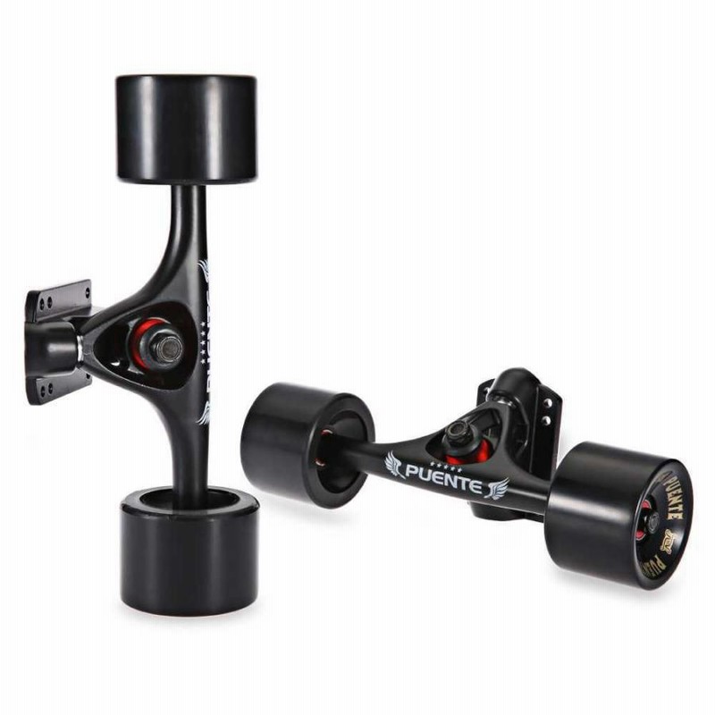 PUENTE スケートボードトラック4 ホイール ライザーパッド ABEC