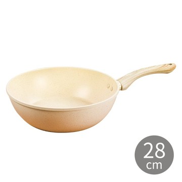 香草系列-日式不沾炒鍋-28CM 炒鍋-28CM