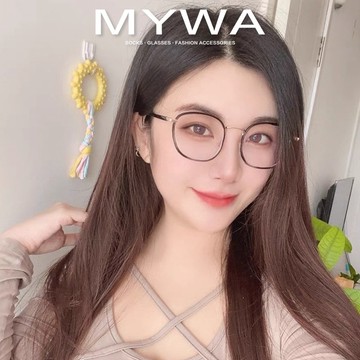 🕶MyWa™️新款清新眼鏡 大框平光鏡 明星同款 微圓框 圓形 圓框 大框 氣質 小紅書 抖音 當季新款 鏡框