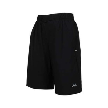 KAPPA 男女針織短褲-涼感 吸濕排汗 抗UV 慢跑 路跑 訓練