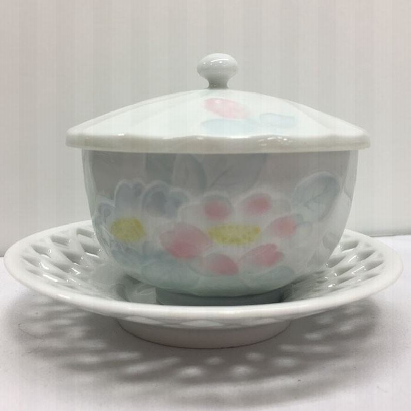 有田焼 清峯作 茶器セット 急須 茶托 蓋付き 湯呑みセット[jggG