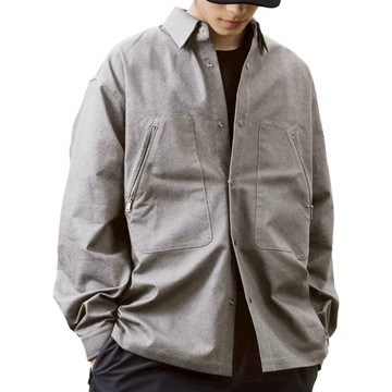 BOHRHOO Early Spring Denim LS Shirt 單寧長袖襯衫  M  灰