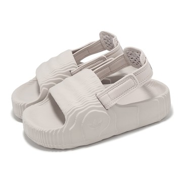 [ACS] adidas 涼鞋 Adilette 22 XLG W 女鞋 米白 魔鬼氈 厚底 地形圖 涼拖鞋 愛迪達 IE5651