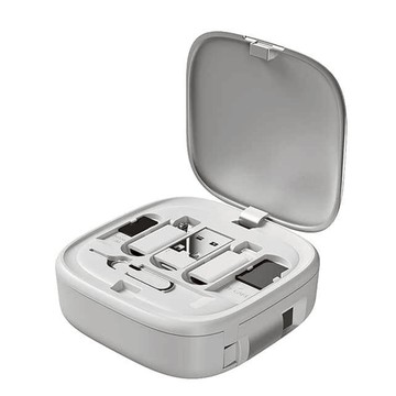 【禾統】60W五合一多功能伸縮數據線組\快充充電線\超強伸縮功能\一盒多用\重量輕巧方便攜帶