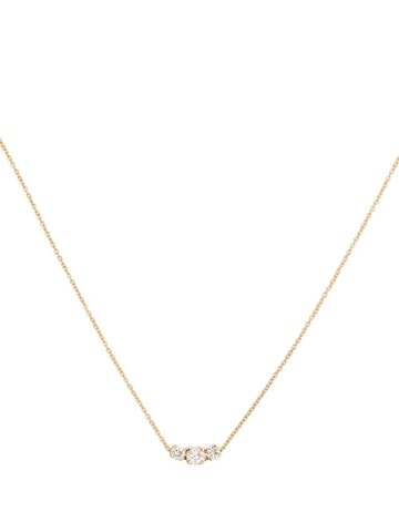 Sophie Bille Brahe - 18kt yellow gold Orangerie Trois diamond necklace - women - 18kt Yellow Gold/White Diamond - One Size