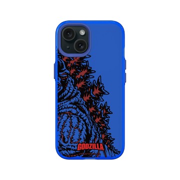 iPhone 15 Clear 激光藍 - 哥吉拉 Godzilla - 紅蓮化背脊