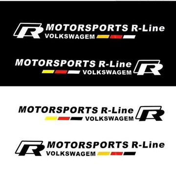 vw r車身貼 貼紙 polo scirocco cc beetle golf gti t5