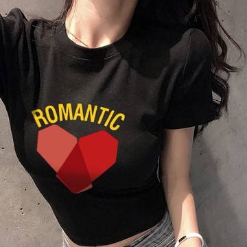 售完不補🔥 C94 短版上衣 緊身短版T恤 短T 短袖T恤 印花T恤 顯瘦 貼身上衣 性感上衣 辣妹上衣 露肚上衣 短袖