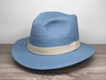 英倫簡約紳士帽-水精靈 紙線編織