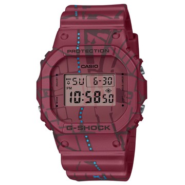 【CASIO 卡西歐】G-SHOCK 澀谷尋寶 街頭復古風電子錶 DW-5600SBY-4_42.8mm