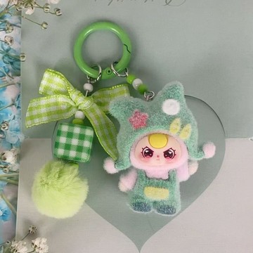 ✨臺灣出貨✨多巴胺 植絨 冷帽 三歲 卡通 掛件 包包 可愛 公仔 少女 鑰匙扣 學生掛飾 生日禮物 包包掛飾 掛件