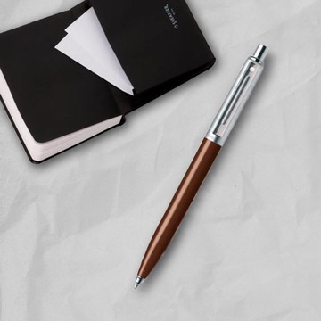 【SHEAFFER】Sentinel 系列 哨兵原子筆 棕+A6筆記本禮盒