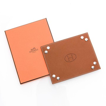 Hermes 愛馬仕 Mises et Relances H Evelyne 卡片夾(棕烏木黑)